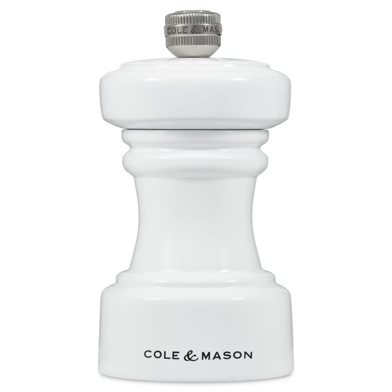 Cole & Mason Hoxton White Gloss Pepper Mill 104mm image number 0
